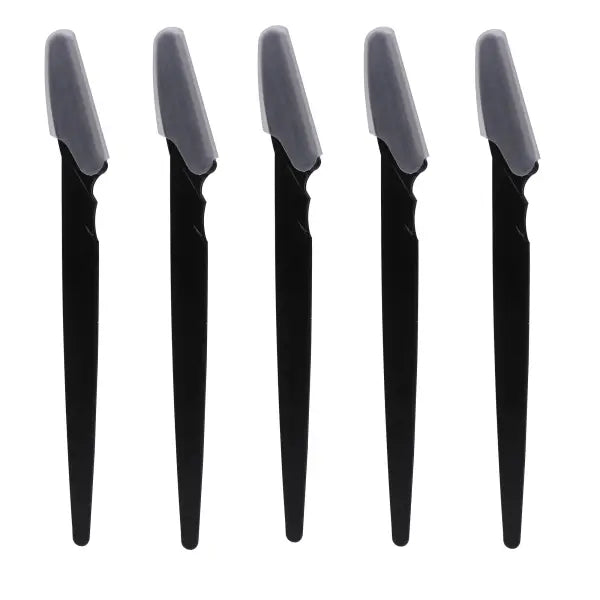 Stainless Steel Eyebrow and Face Razor Set for Versatile Hair Removal