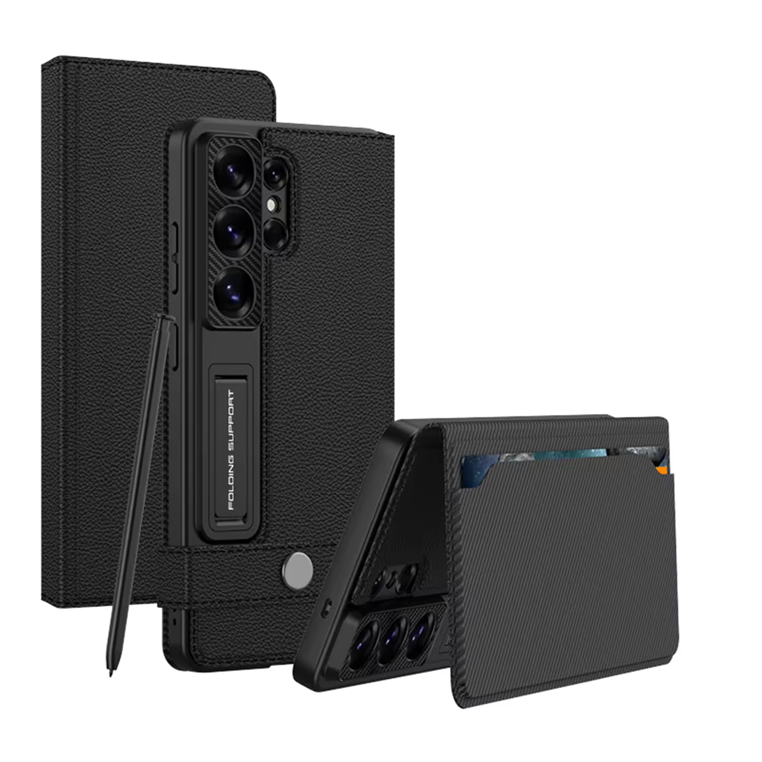 GKK Matte Flip Cover – Samsung S24/S25/S26 Ultra Case