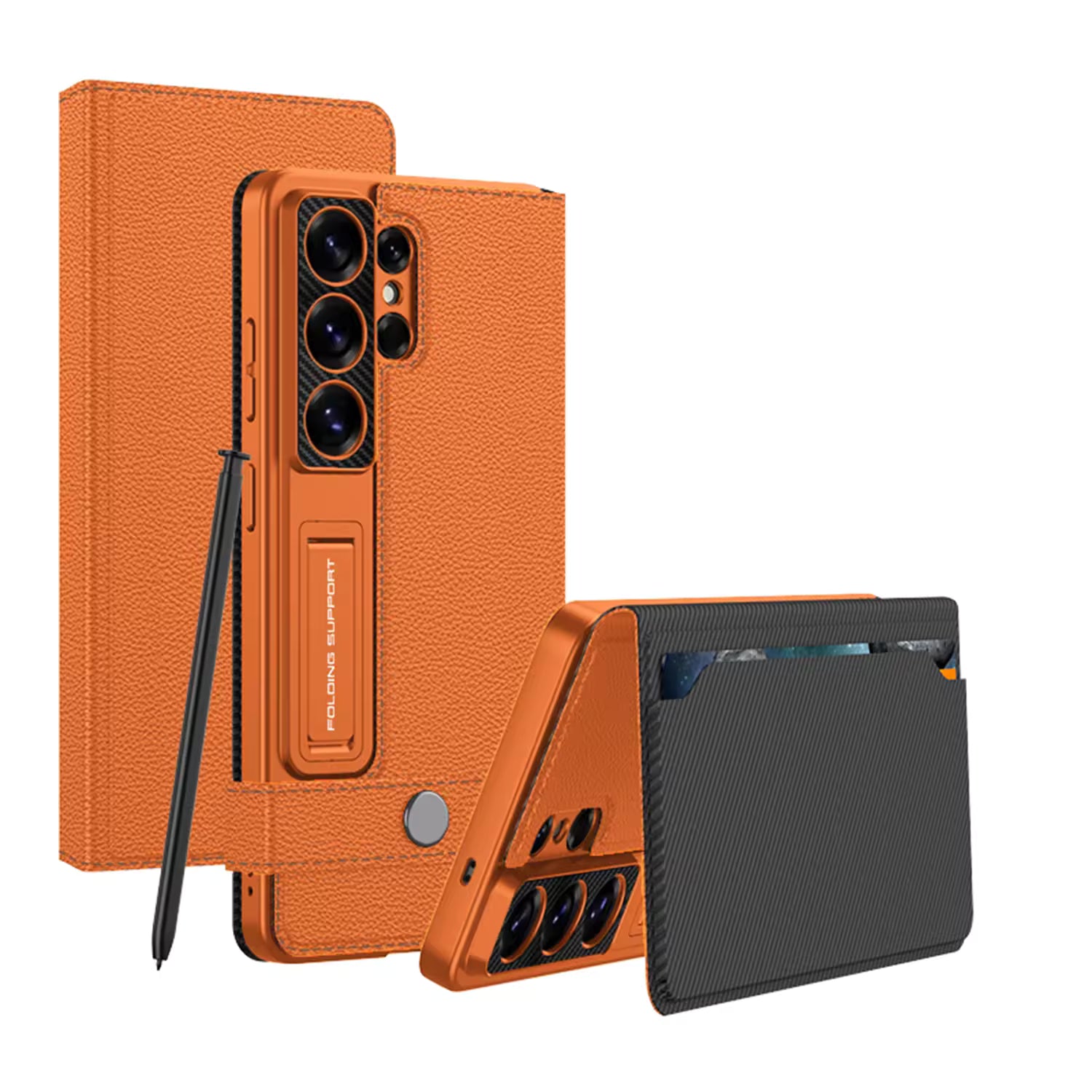GKK Matte Flip Cover – Samsung S24/S25/S26 Ultra Case