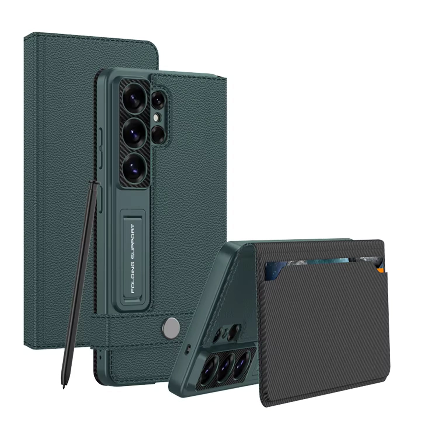 GKK Matte Flip Cover – Samsung S24/S25/S26 Ultra Case