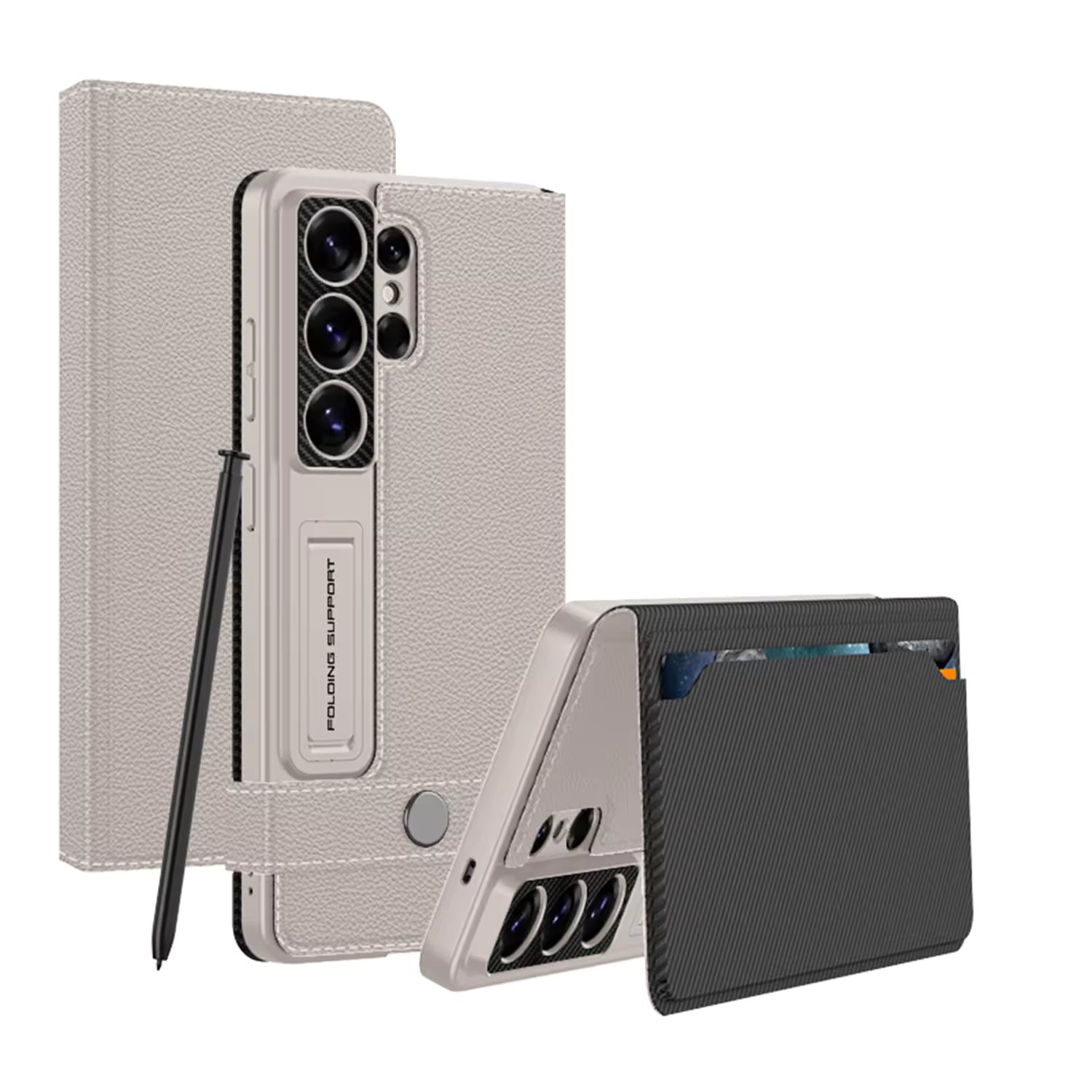GKK Matte Flip Cover – Samsung S24/S25/S26 Ultra Case