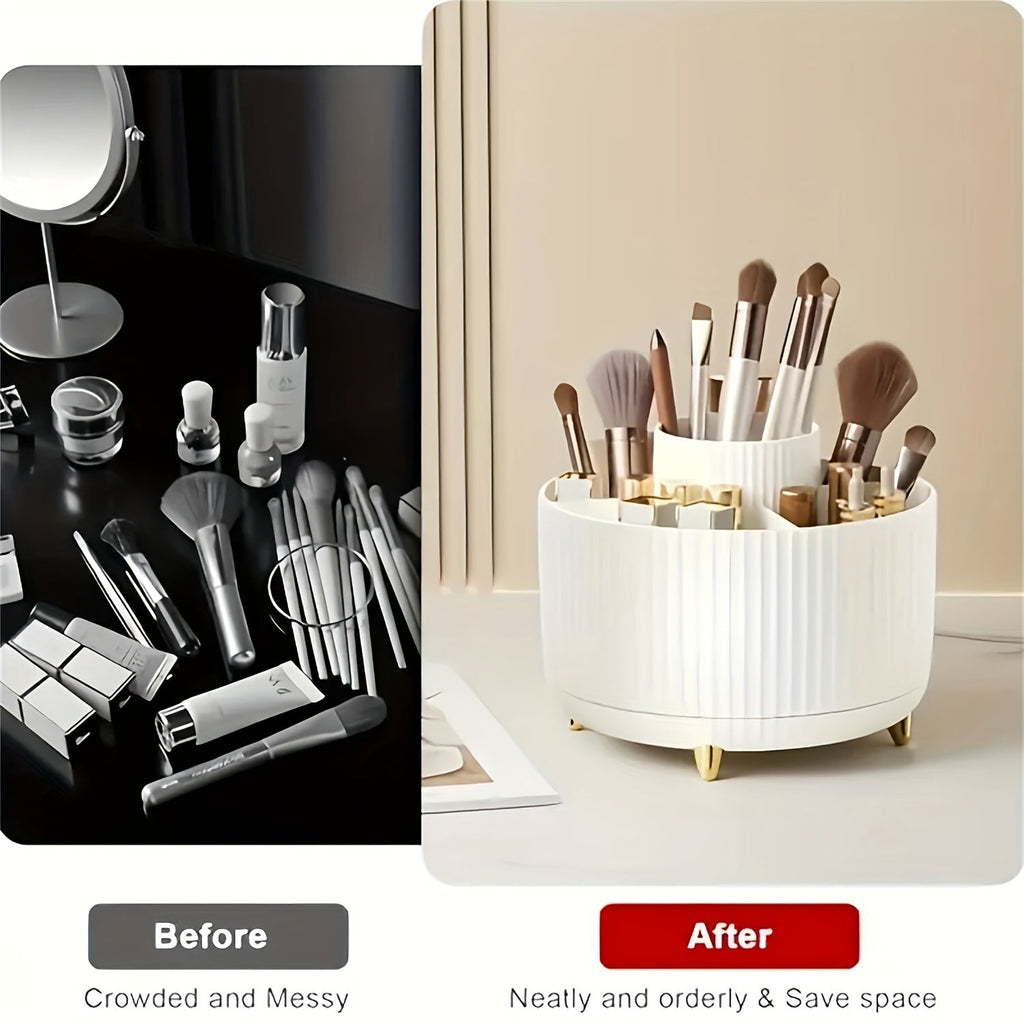 360° Rotating Makeup Cosmetics Organizer