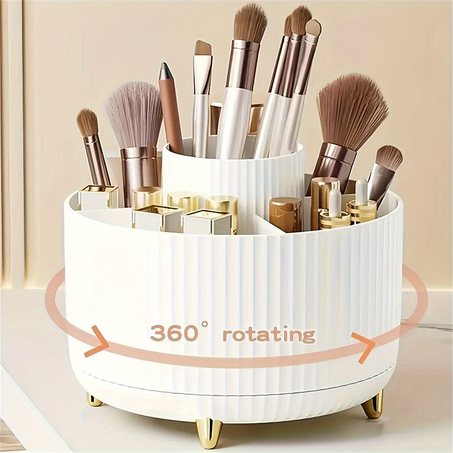 360° Rotating Makeup Cosmetics Organizer